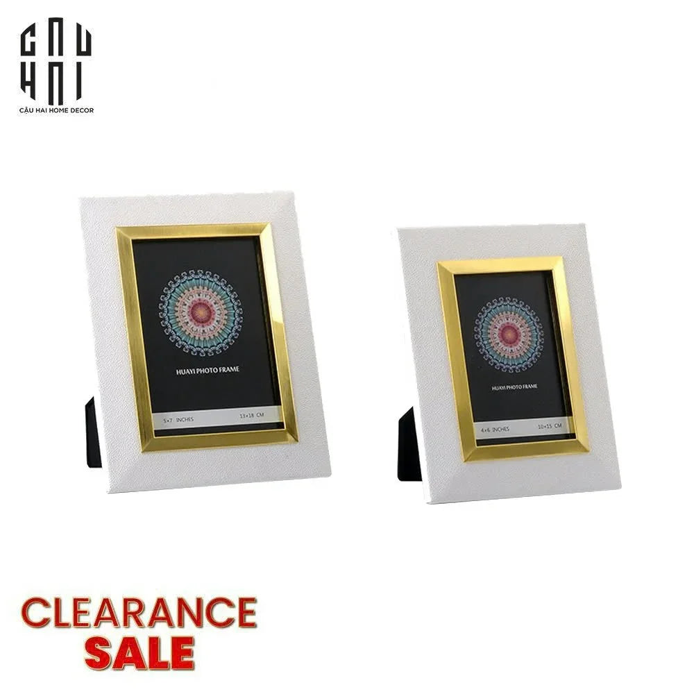 SET KHUNG ẢNH DA DARCEY-CẬU HAI HOME DECOR