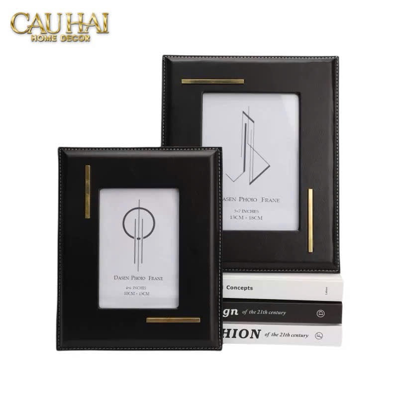 SET KHUNG ẢNH DA ELEGANCE SAVOIR-CẬU HAI HOME DECOR