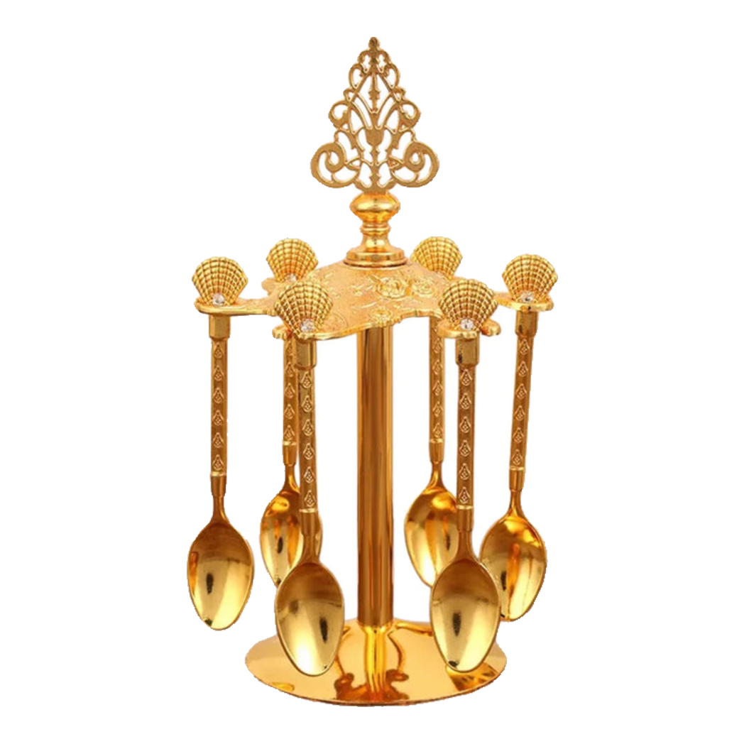 Set Muỗng Persian Gold Coffee Spoon Babylon 6Pcs
