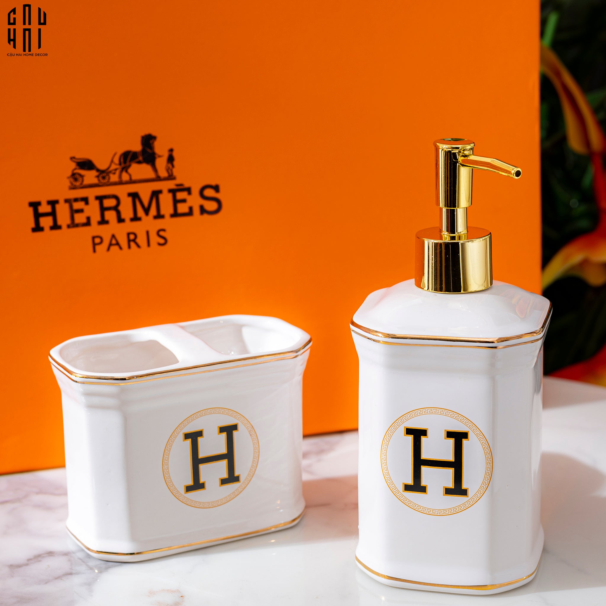 SET NHÀ TẮM HENDERSON 6PCS SS25-CẬU HAI HOME DECOR