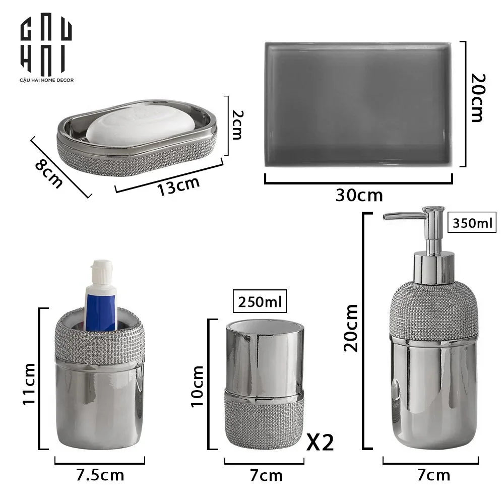 SET NHÀ TẮM PLATINUM-CẬU HAI HOME DECOR
