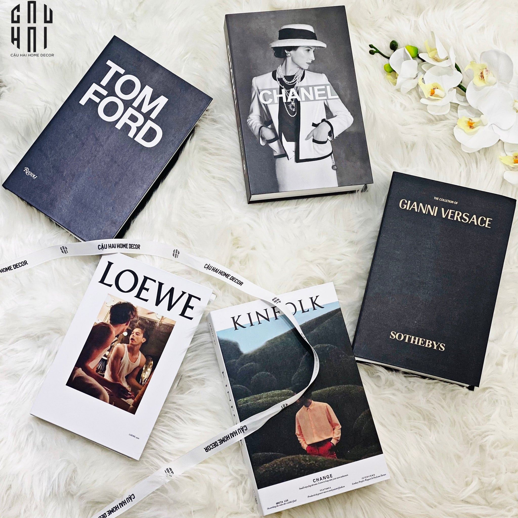 Set Sách Trang Trí Phong Cách Hiện Đại-CẬU HAI HOME DECOR