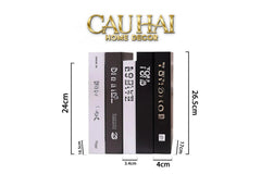 Set Sách Trang Trí Phong Cách Hiện Đại Size L-CẬU HAI HOME DECOR