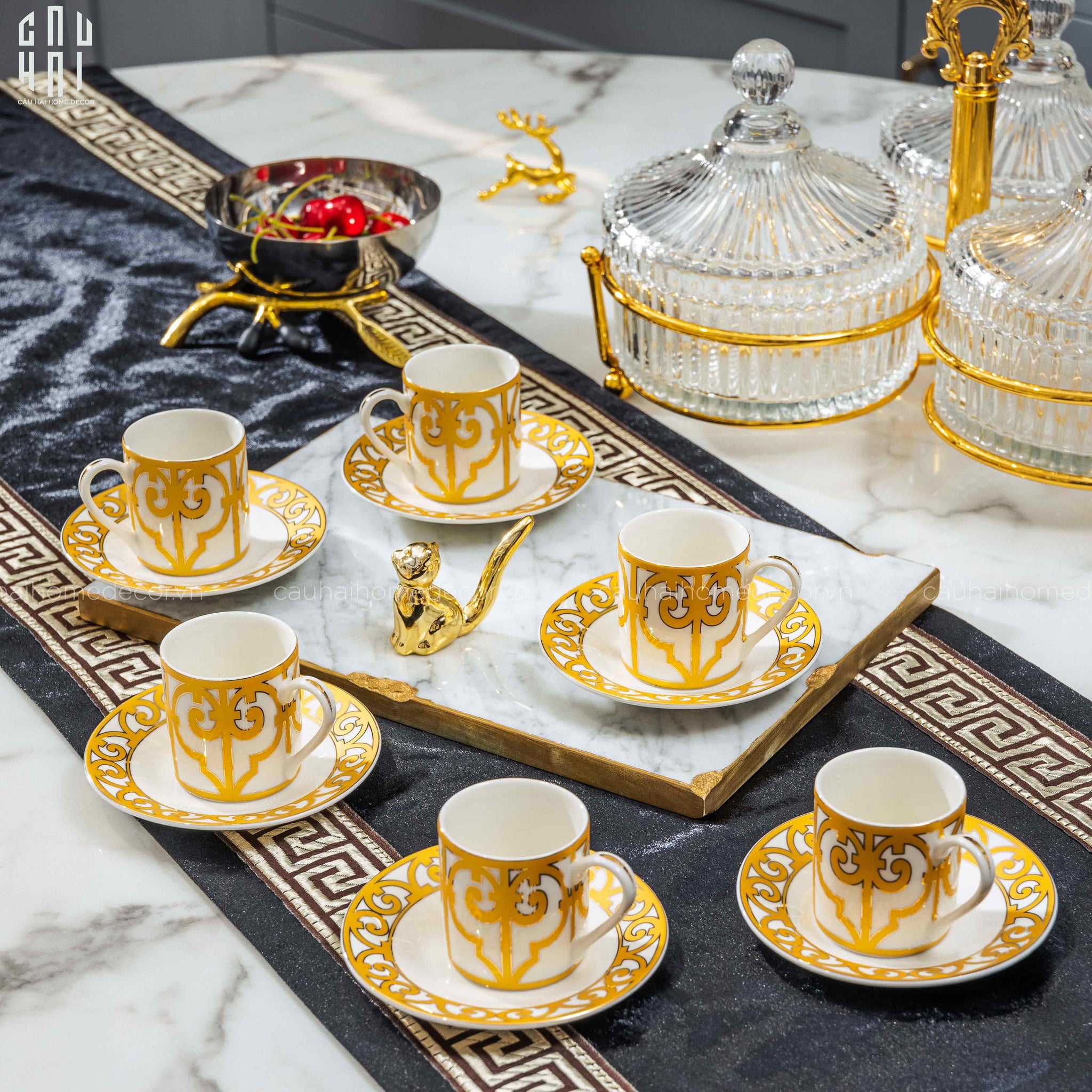 SET TÁCH TRÀ MINI ELITE-CẬU HAI HOME DECOR