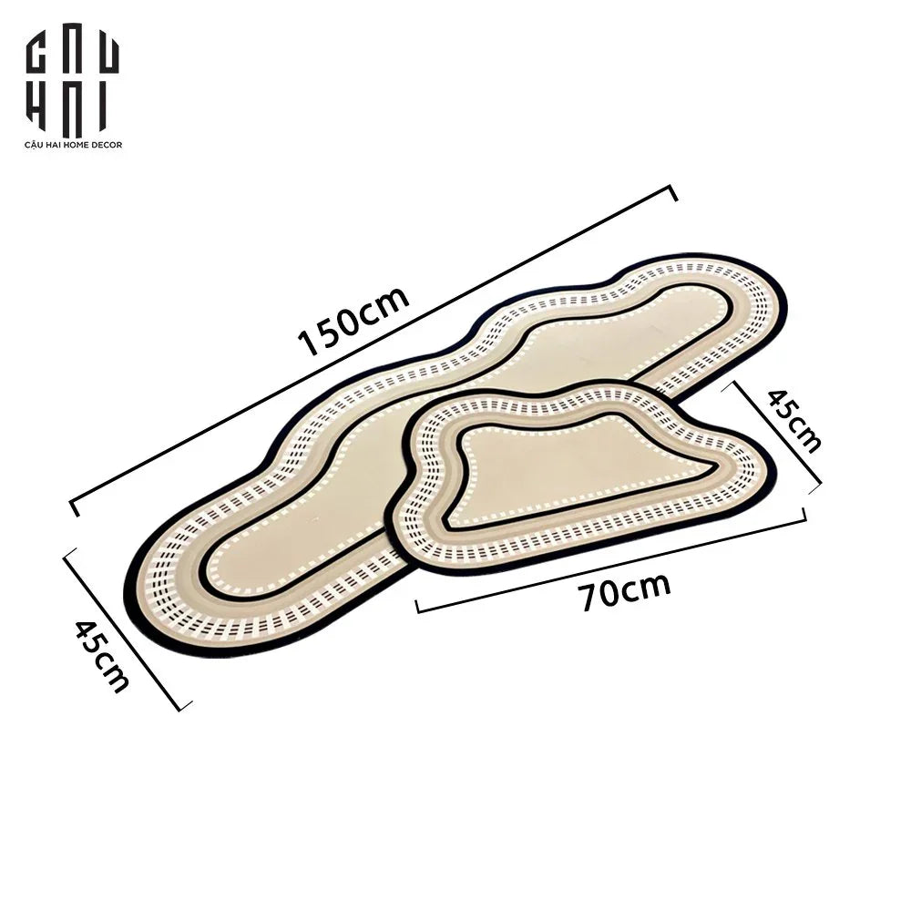 SET THẢM BẾP CLOUDY-CẬU HAI HOME DECOR