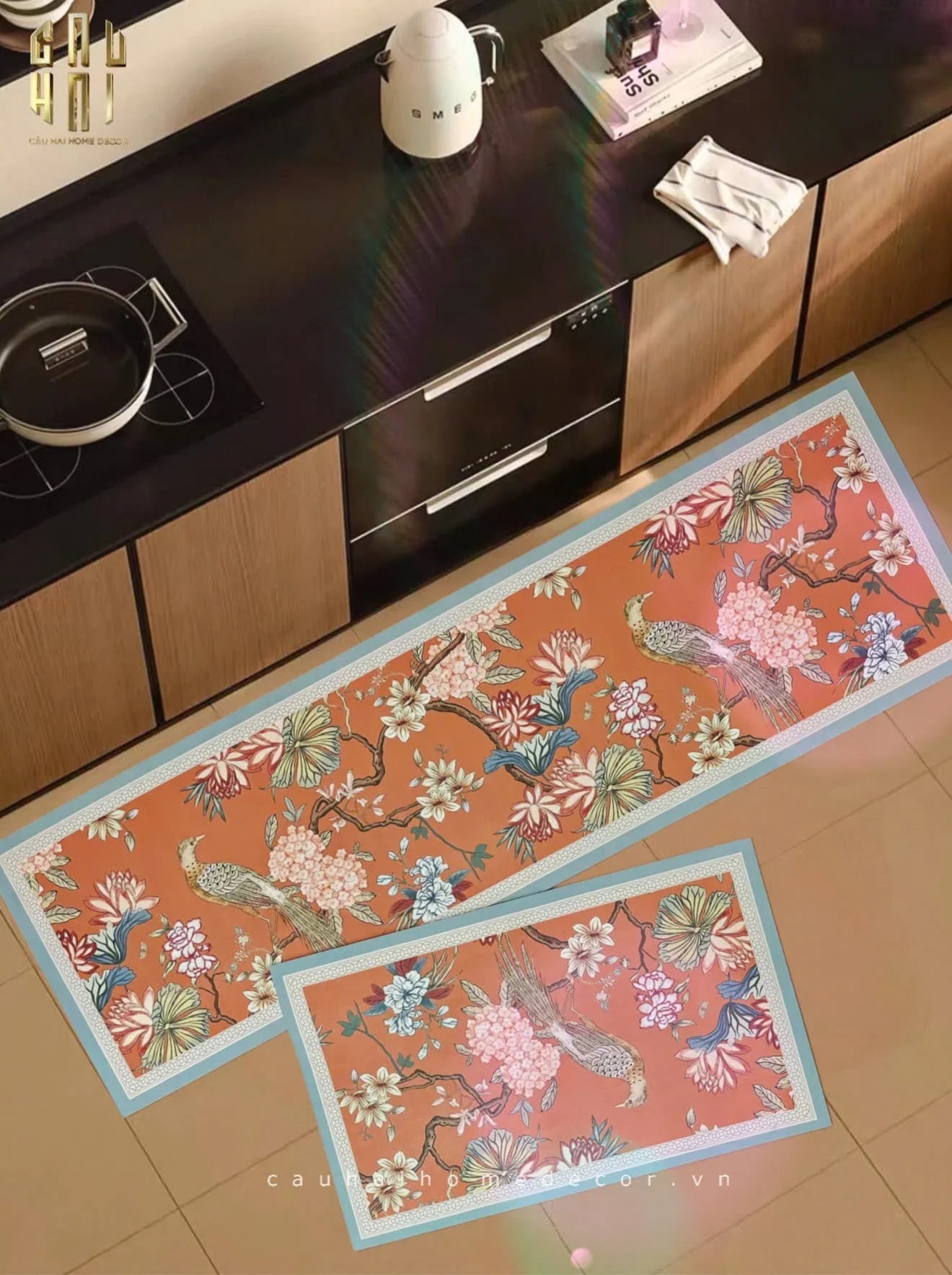 SET THẢM BẾP DA 1M5 - AMBER HORIZON-CẬU HAI HOME DECOR