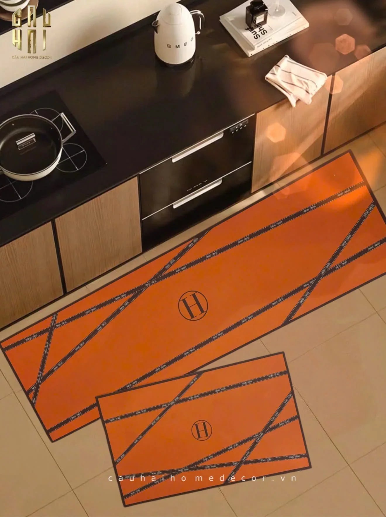 SET THẢM BẾP DA 1M5 - HAUTE RUBAN-CẬU HAI HOME DECOR