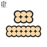 Set Thảm Bếp Da 45x75/150 Cao Cấp - Multi Dot Latte-THẢM BẾP-CẬU HAI HOME DECOR