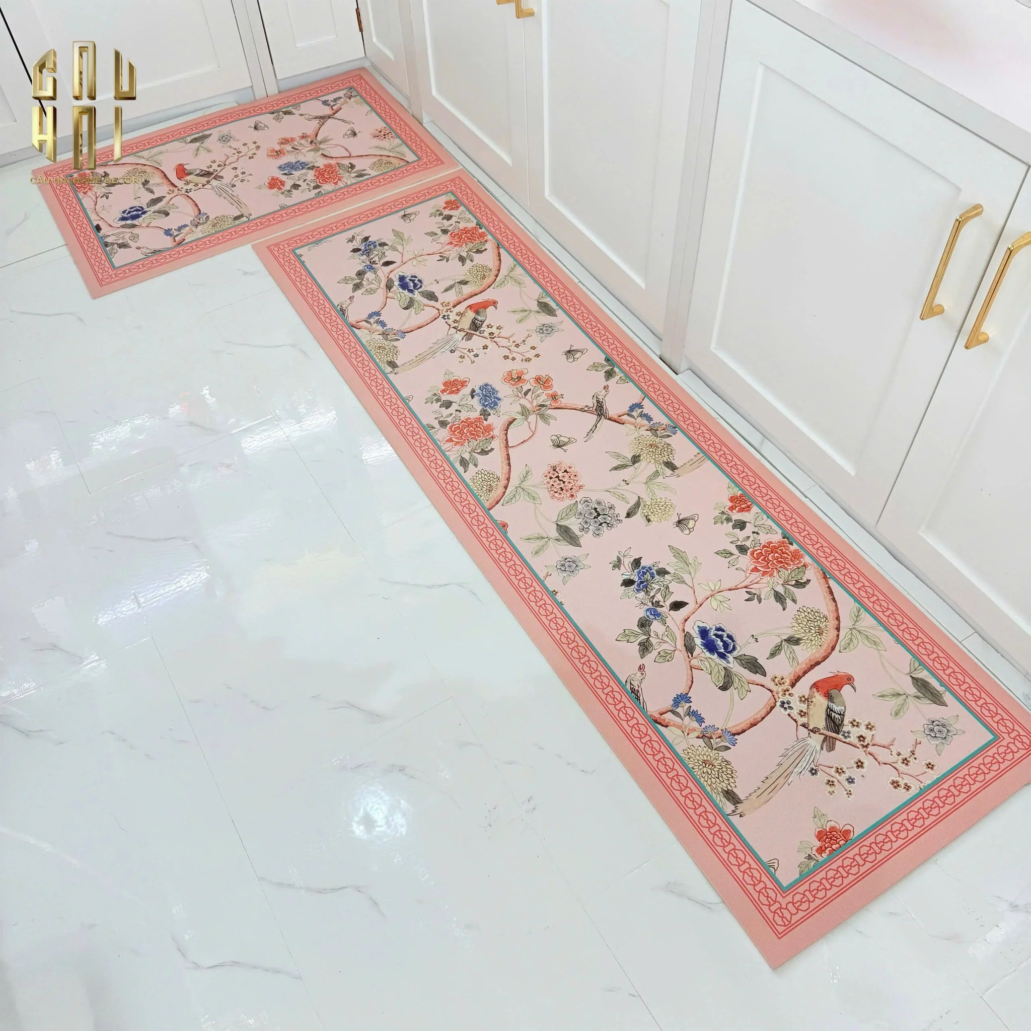 SET THẢM BẾP DA 45x75/150 LA MUSE-CẬU HAI HOME DECOR