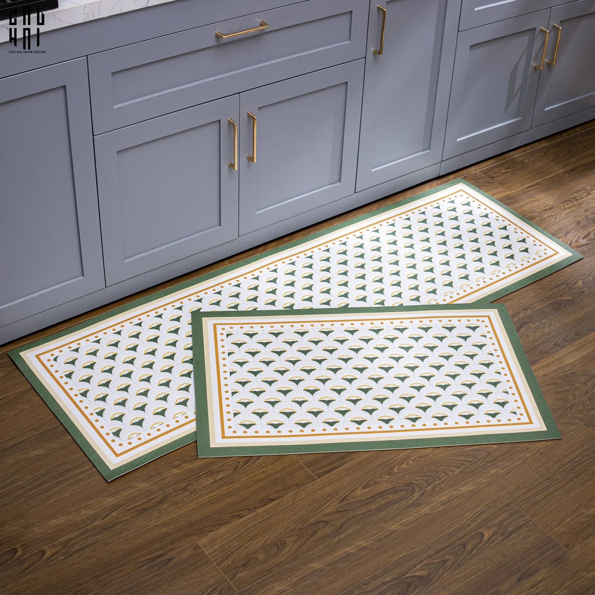 SET THẢM BẾP DA MURPHY-CẬU HAI HOME DECOR