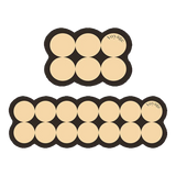 Set Thảm Bếp Da 45x75/150 Cao Cấp - Multi Dot Latte-THẢM BẾP-Đối tác tại Trung Quốc theo từng đơn đặt hàng-CẬU HAI HOME DECOR