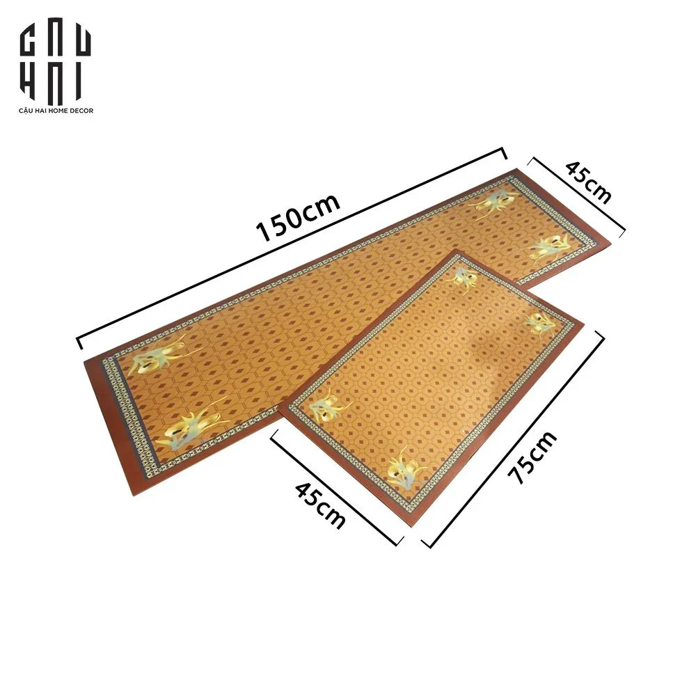 SET THẢM BẾP DA WALLACE 1M5-CẬU HAI HOME DECOR