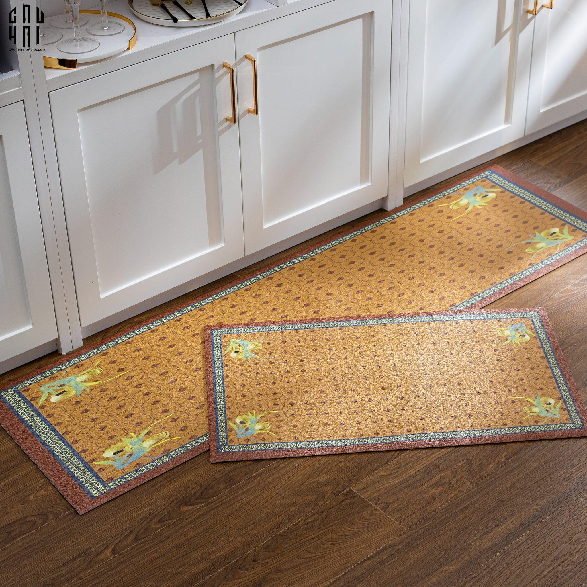 SET THẢM BẾP DA WALLACE 1M5-CẬU HAI HOME DECOR