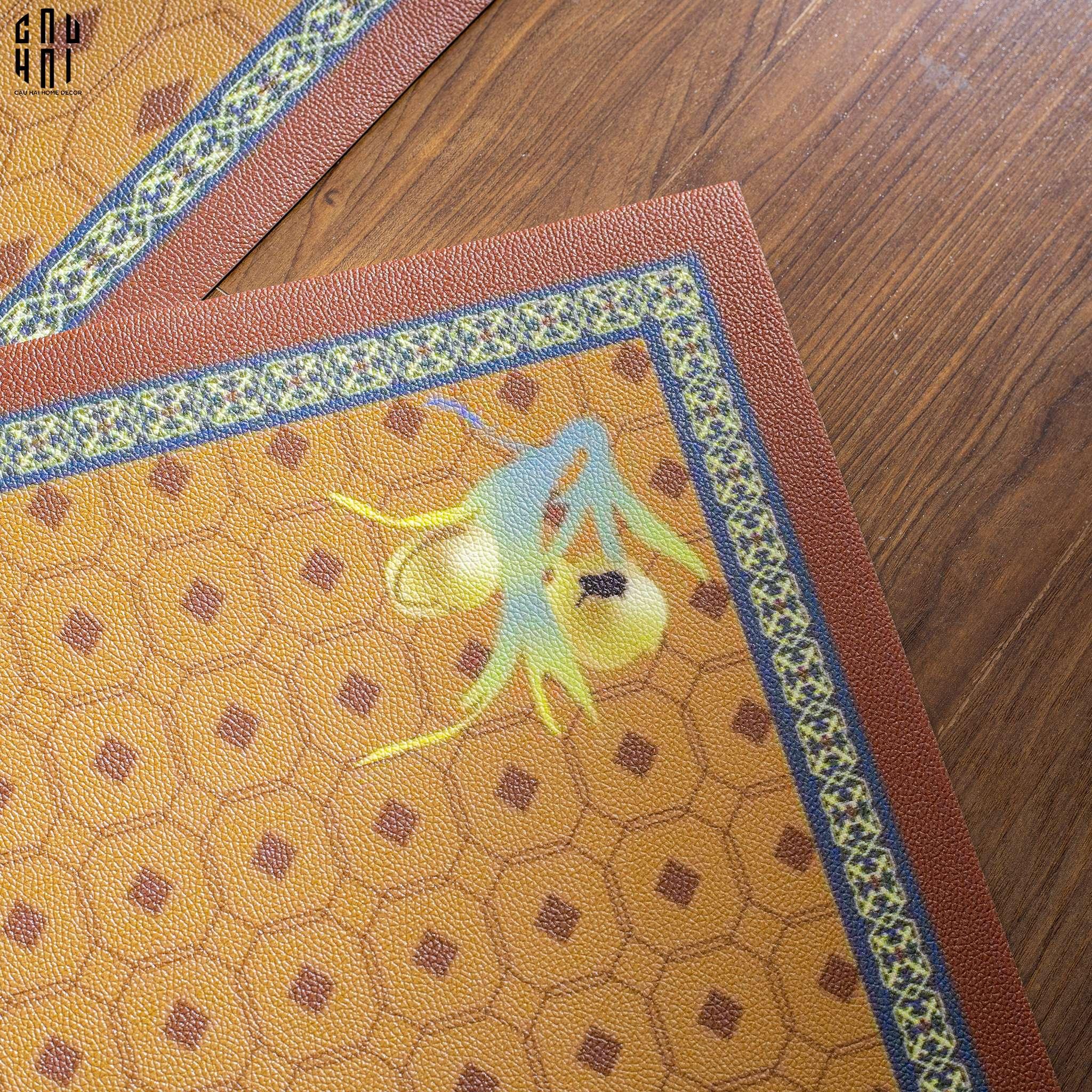 SET THẢM BẾP DA WALLACE 1M5-CẬU HAI HOME DECOR