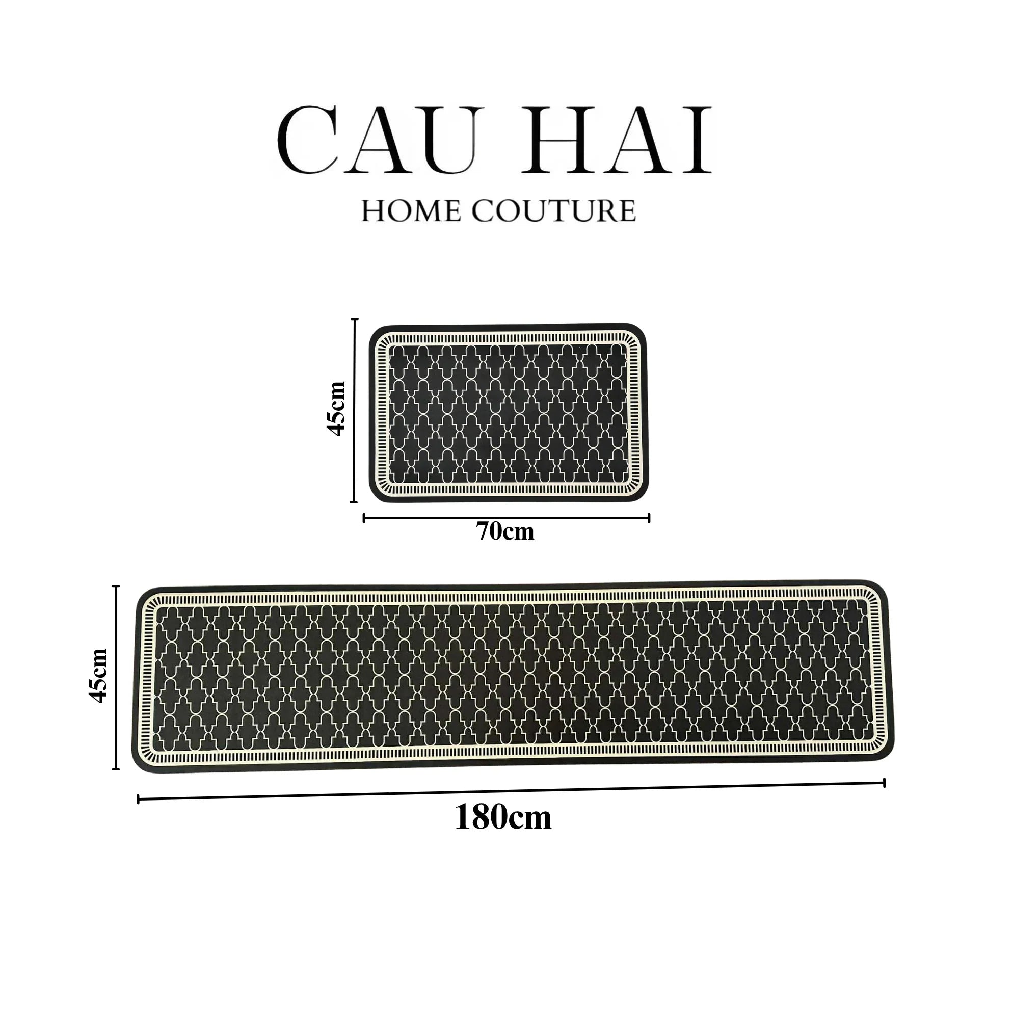 SET THẢM BẾP MICROFIBER 180 - ATHENA TRELLIS-CẬU HAI HOME DECOR