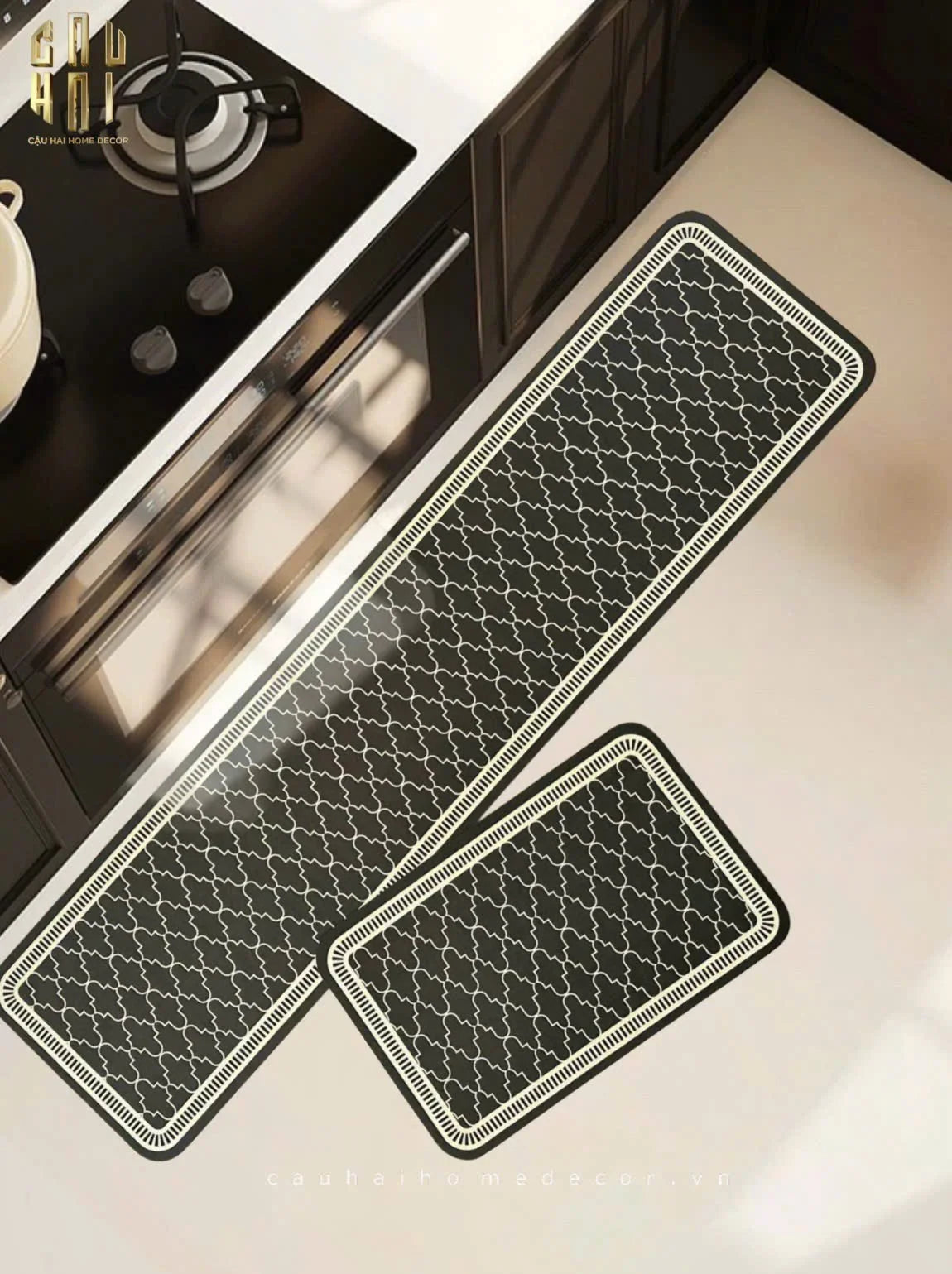 SET THẢM BẾP MICROFIBER 180 - ATHENA TRELLIS-CẬU HAI HOME DECOR