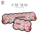 Set Thảm Bếp Microfiber 45x75/150 - Happiness Puppy-THẢM BẾP-CẬU HAI HOME DECOR