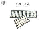 SET THẢM BẾP MICROFIBER ALIGHNED 1M6-CẬU HAI HOME DECOR