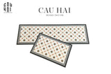 SET THẢM BẾP MICROFIBER PEARL CASTLE 1M6-CẬU HAI HOME DECOR