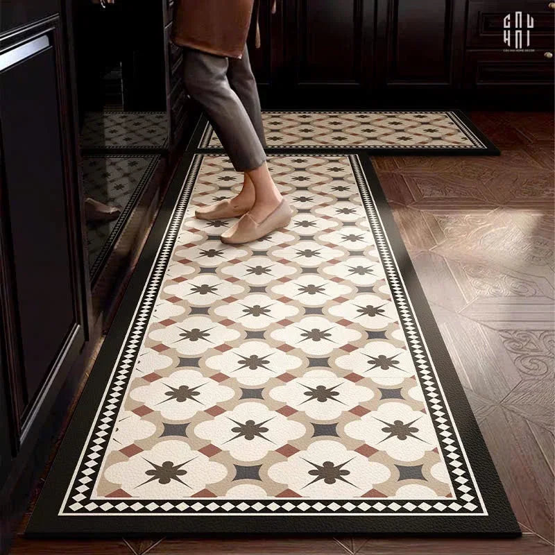 SET THẢM BẾP MICROFIBER PEARL CASTLE 1M6-CẬU HAI HOME DECOR