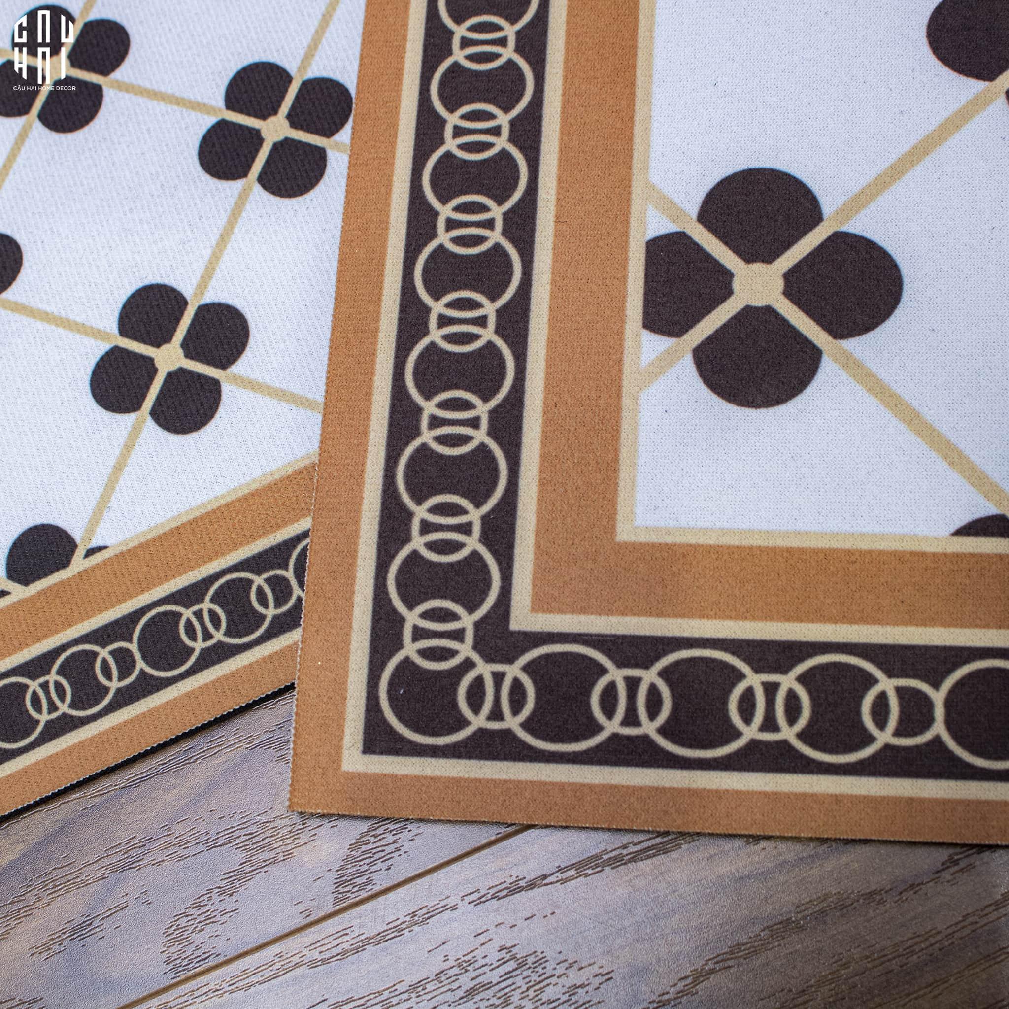 SET THẢM BẾP MICROFIBER MASON 1M5-CẬU HAI HOME DECOR