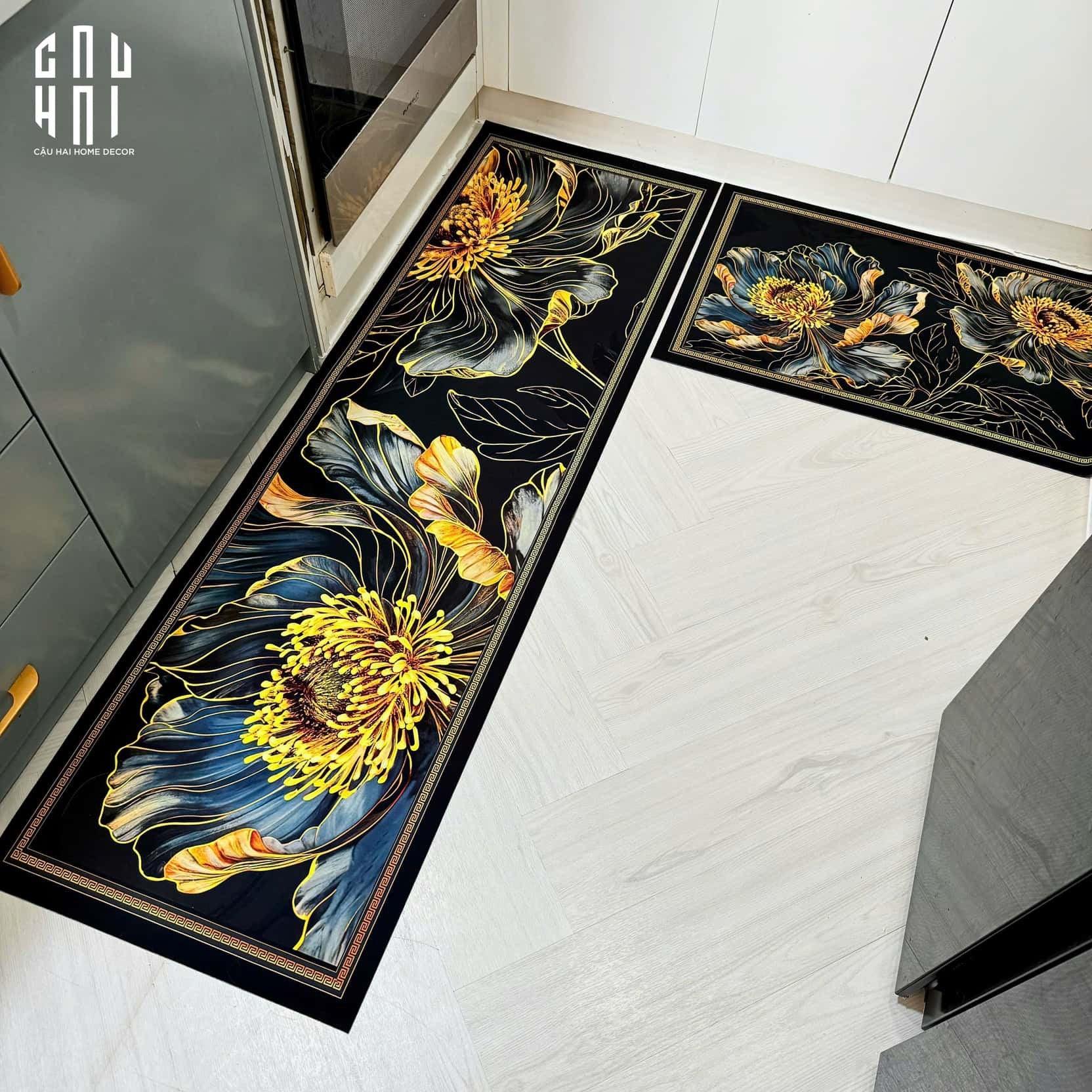 SET THẢM BẾP MICROFIBER SONG LANG 1M6-CẬU HAI HOME DECOR