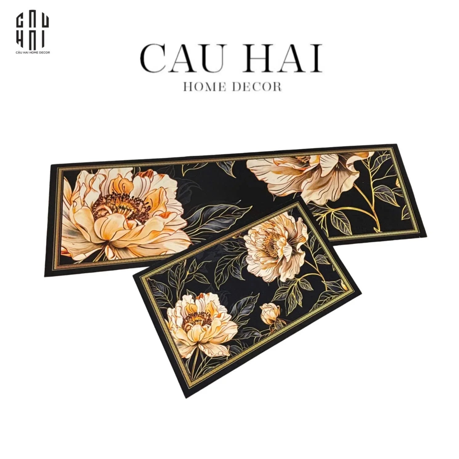SET THẢM BẾP MICROFIBER SONG QUỲNH 1M6-CẬU HAI HOME DECOR