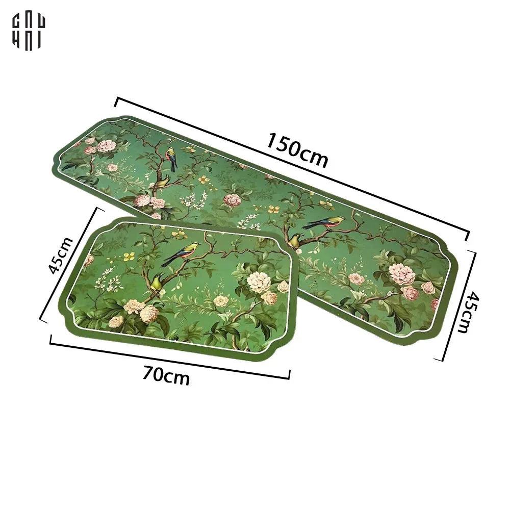 Set Thảm Bếp Microfiber Spring Grace 1M5 - CẬU HAI HOME DECOR