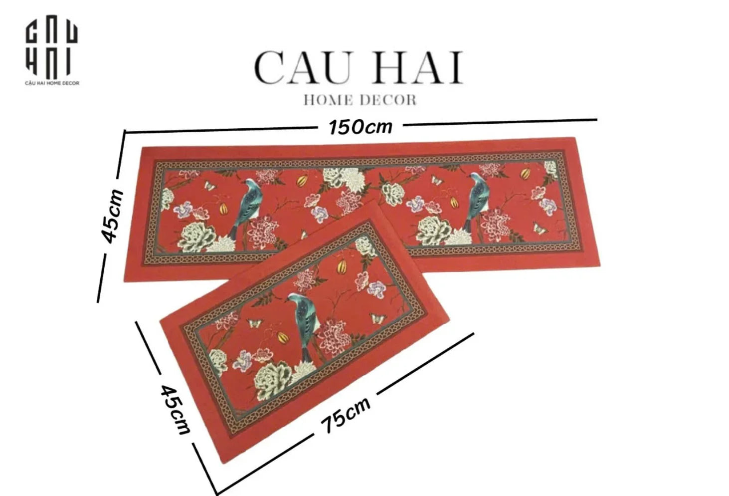 SET THẢM BẾP MICROFIBER XUÂN ĐIỂU 1M5-CẬU HAI HOME DECOR
