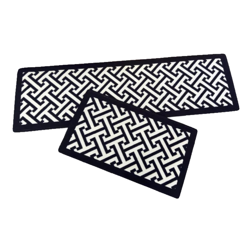 Belgian Velvet Kitchen Mat Set 145x75/150 - Lignes D'Art