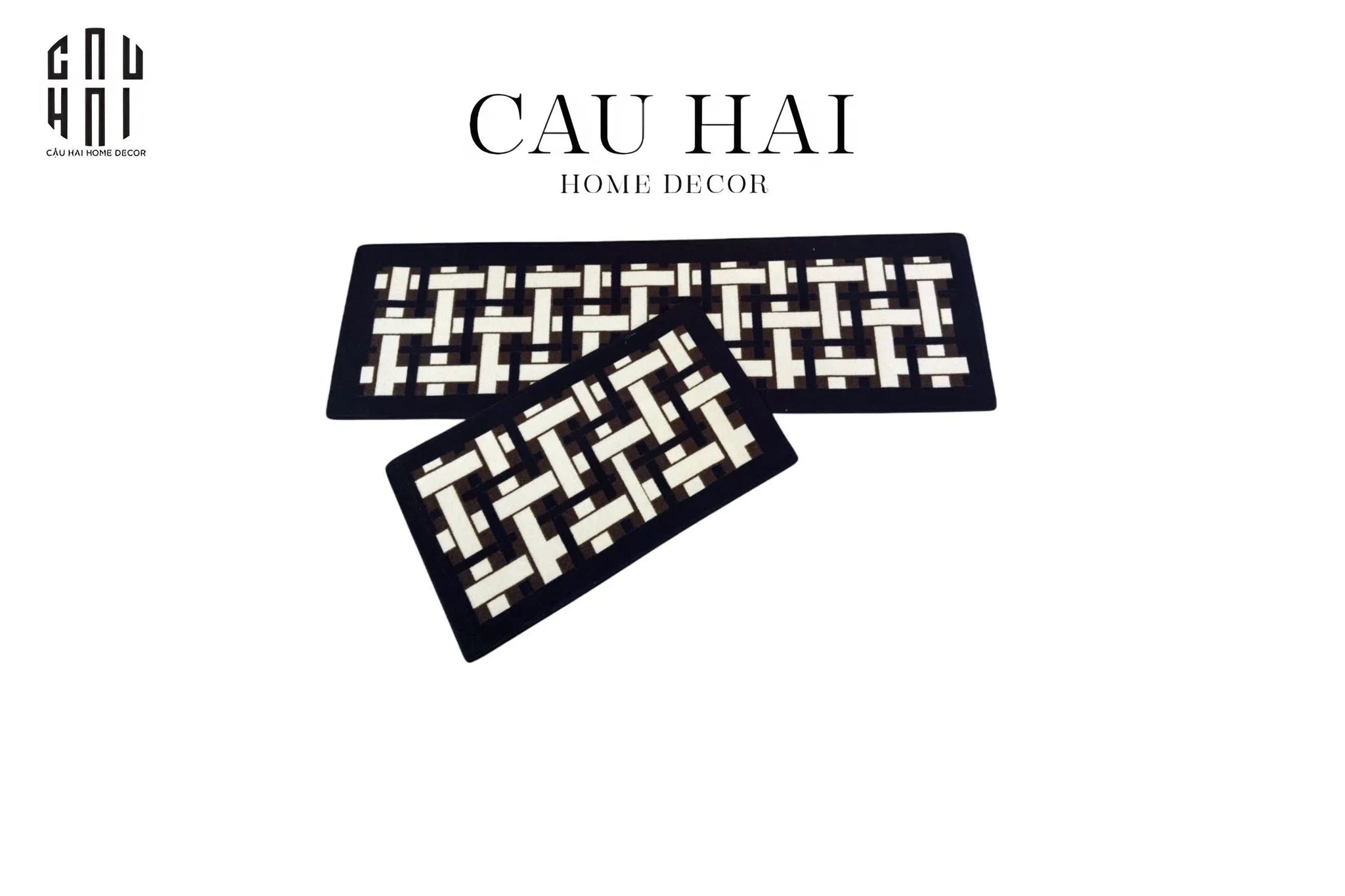 SET THẢM BẾP NHUNG BỈ 150 HAUTE WEAVE-CẬU HAI HOME DECOR