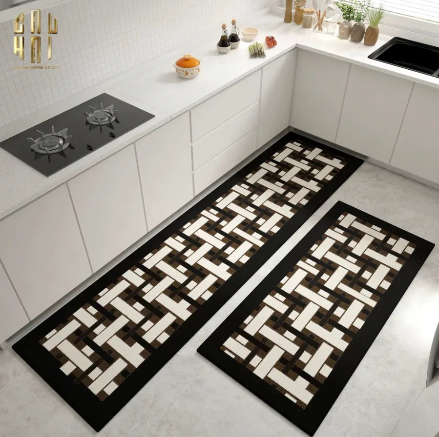 SET THẢM BẾP NHUNG BỈ 150 HAUTE WEAVE-CẬU HAI HOME DECOR