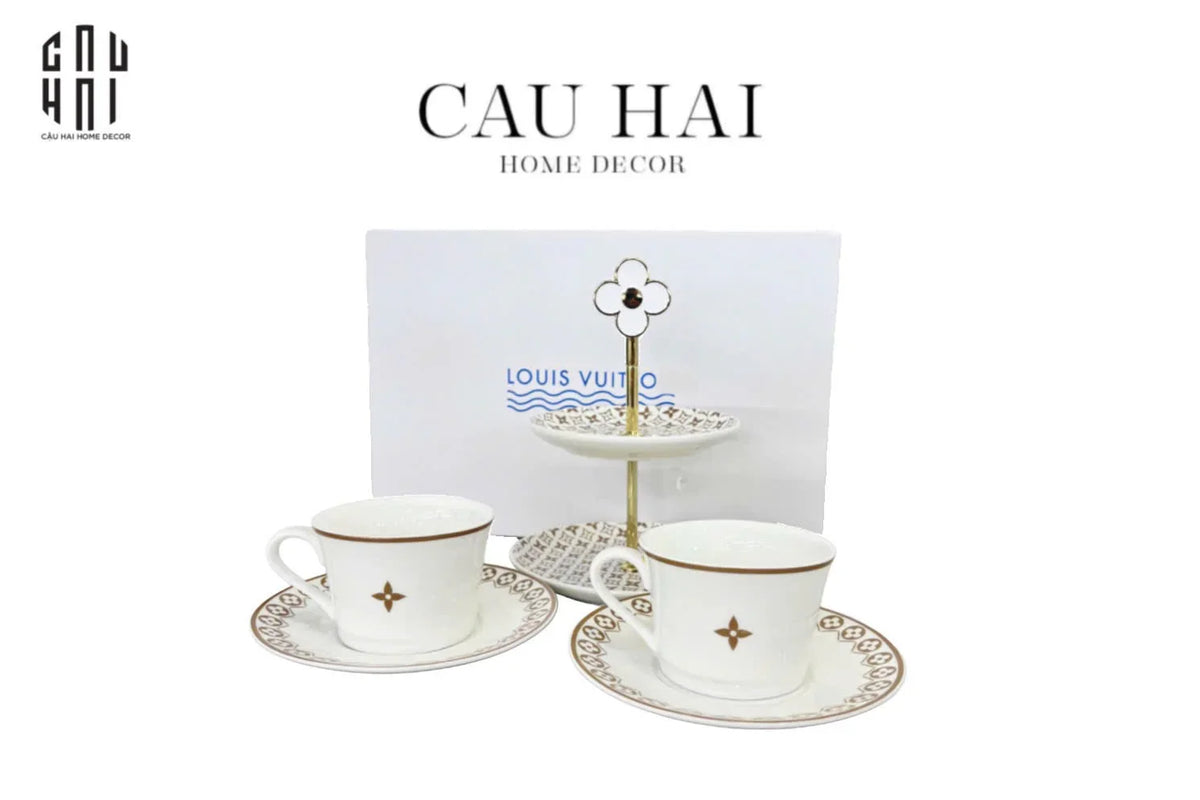 Set Trà Chiều Anh Quốc Louis.V Ss2025 - "Art De Vivre" - Full Box-SET BÌNH TRÀ-CẬU HAI HOME DECOR