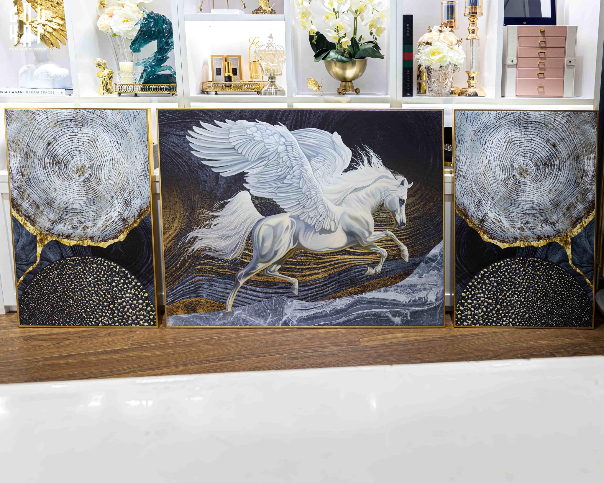 SET TRANH CANVAS CHEVAL VOLANT LUXURY-CẬU HAI HOME DECOR