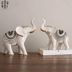 Set Tượng Bạch Tượng Hoàng Gia - White Elephant Atelier-CẬU HAI HOME DECOR