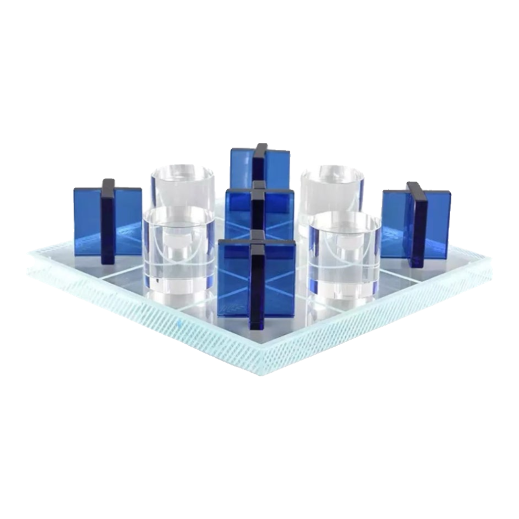 Set Tượng Bàn Cờ Pha Lê XO - Art Cristalleries Chess Board Couture Decoratives Objects 25x25