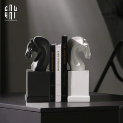 Set Tượng Chặn Sách Réflexion Cavalliere 7x9x15-CẬU HAI HOME DECOR