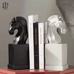 Set Tượng Chặn Sách Réflexion Cavalliere 7x9x15-CẬU HAI HOME DECOR