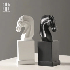 Set Tượng Chặn Sách Réflexion Cavalliere 7x9x15-CẬU HAI HOME DECOR