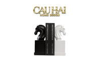 Set Tượng Chặn Sách Réflexion Cavalliere 7x9x15-CẬU HAI HOME DECOR