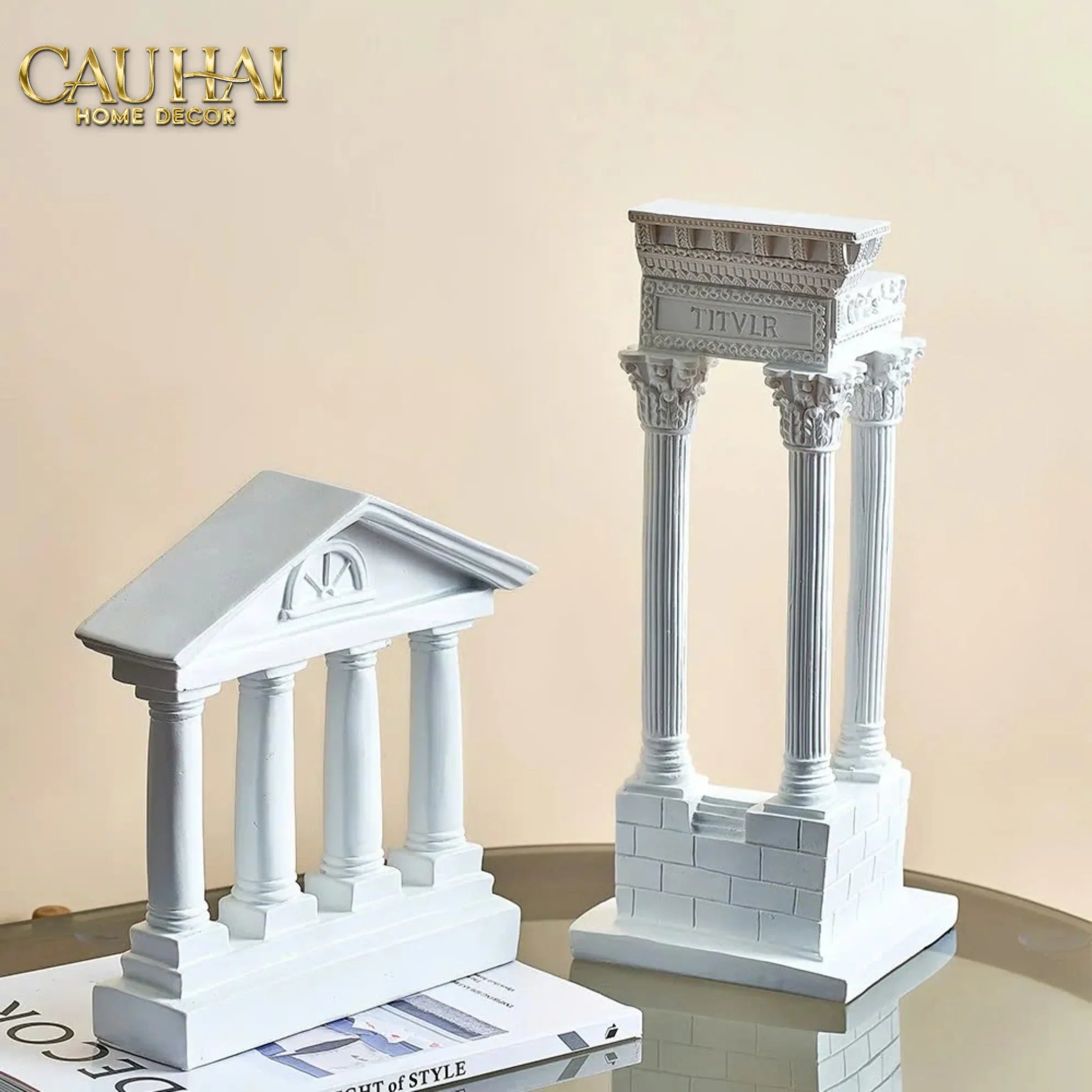 Set Tượng Hy Lạp - La Mã Phục Hưng Renaissance Heritage D’Or Valencia Gallery-CẬU HAI HOME DECOR
