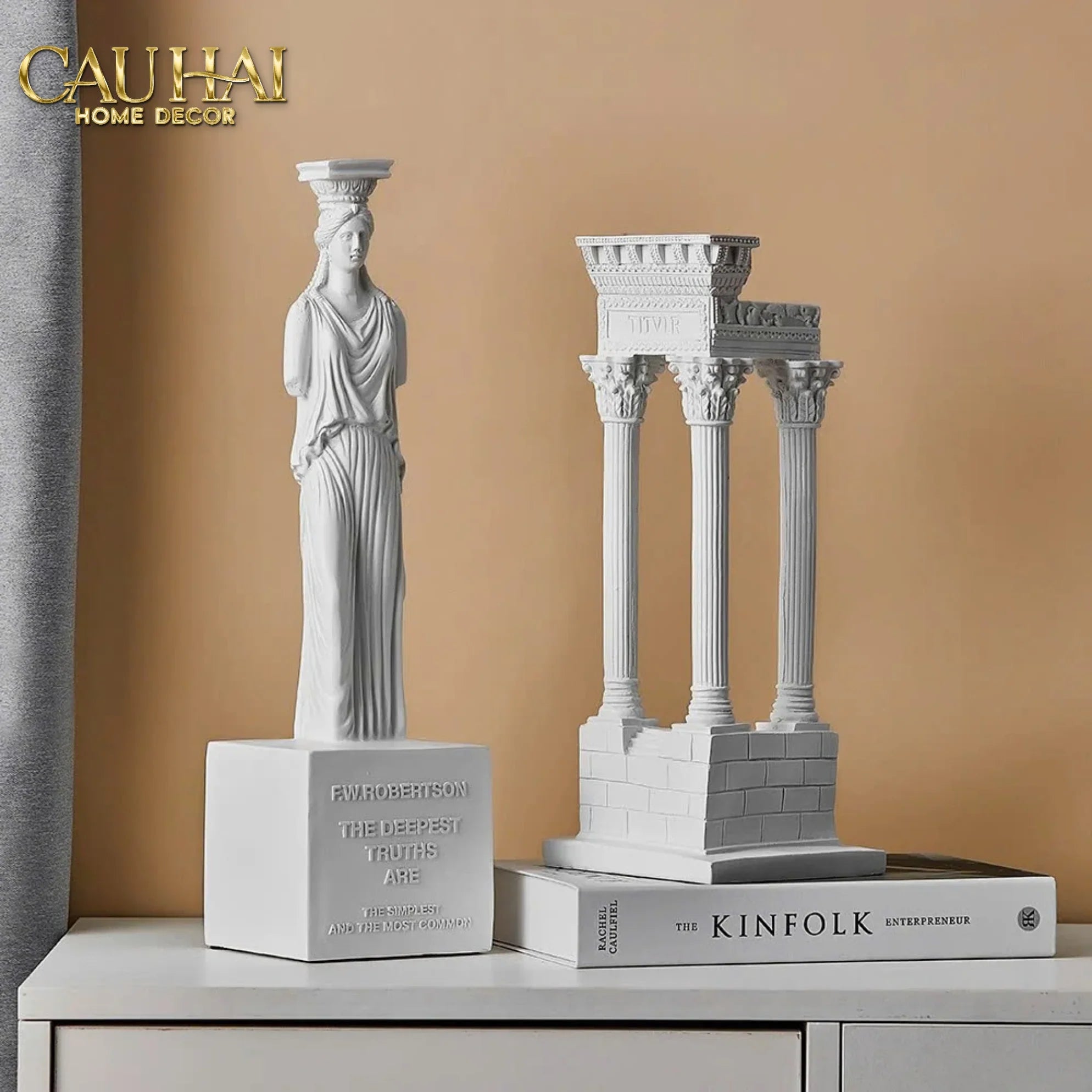 Set Tượng Hy Lạp - La Mã Phục Hưng Renaissance Heritage D’Or Valencia Gallery-CẬU HAI HOME DECOR