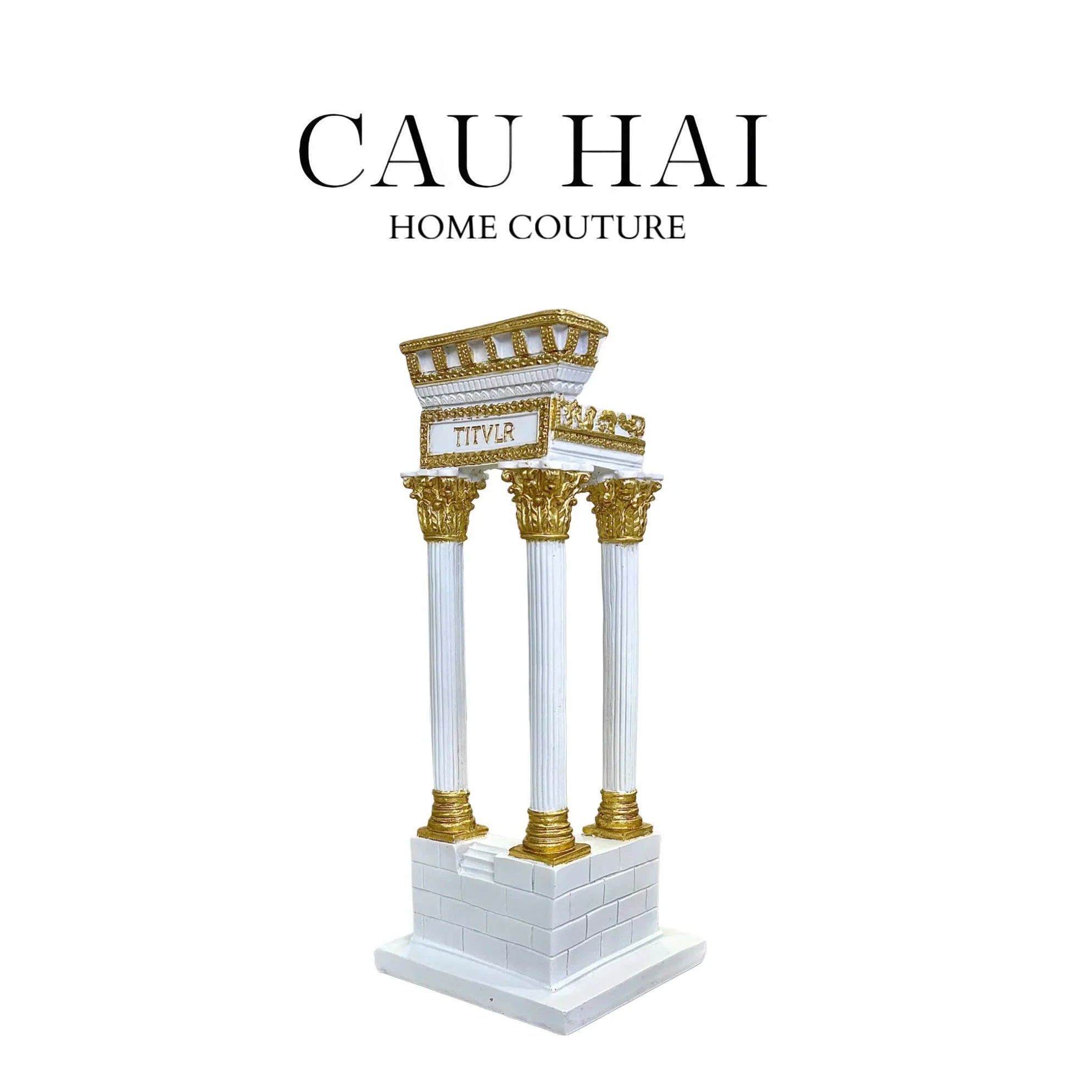 Set Tượng Hy Lạp - La Mã Phục Hưng Renaissance Heritage D’Or Valencia Gallery-CẬU HAI HOME DECOR