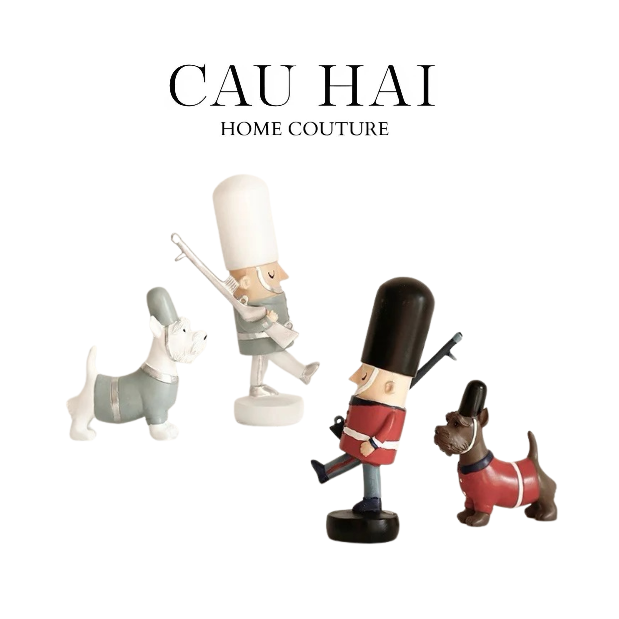 SET TƯỢNG ROYAL GUARDS-CẬU HAI HOME DECOR