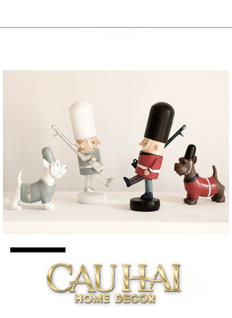 SET TƯỢNG ROYAL GUARDS-CẬU HAI HOME DECOR