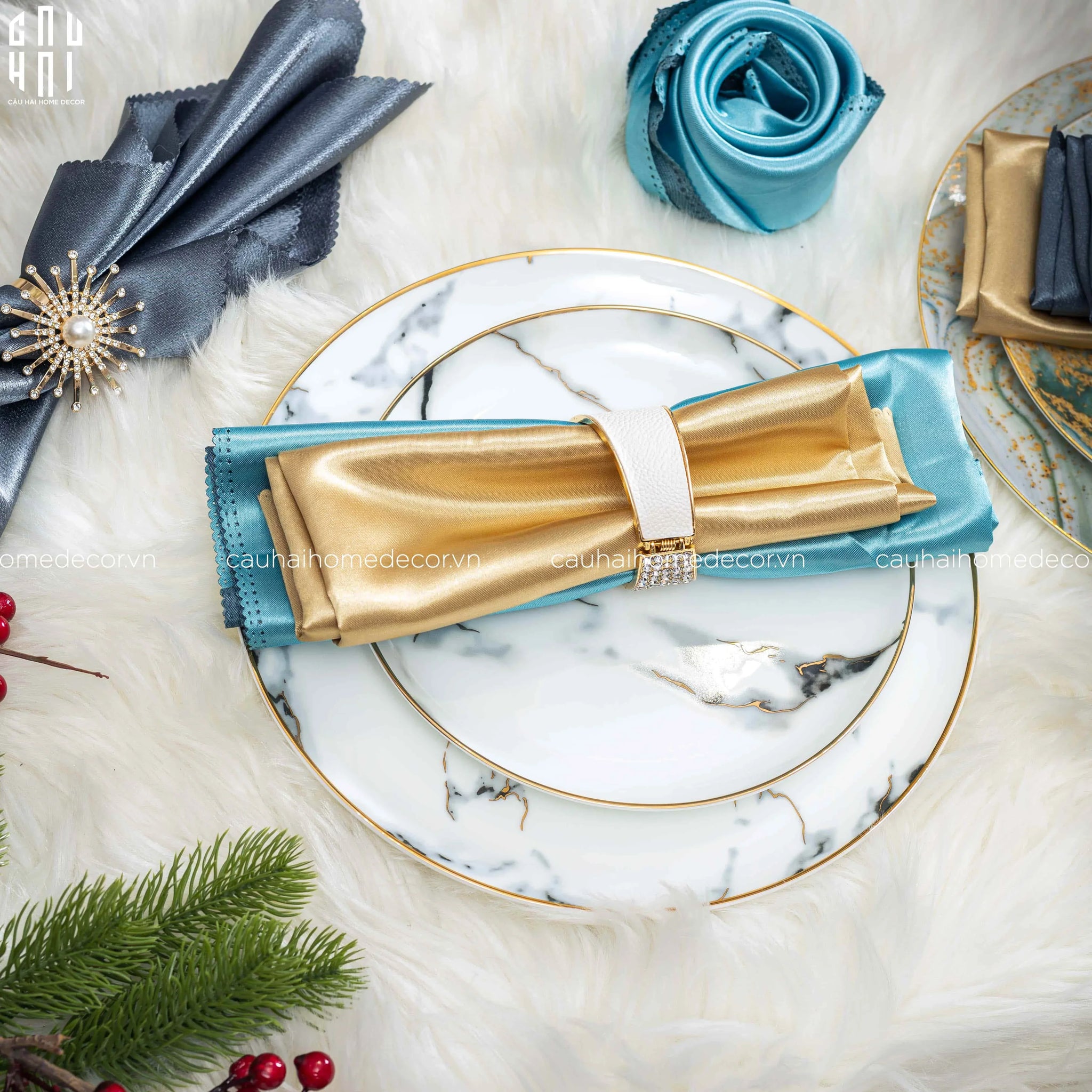 SILK NAPKIN-CẬU HAI HOME DECOR