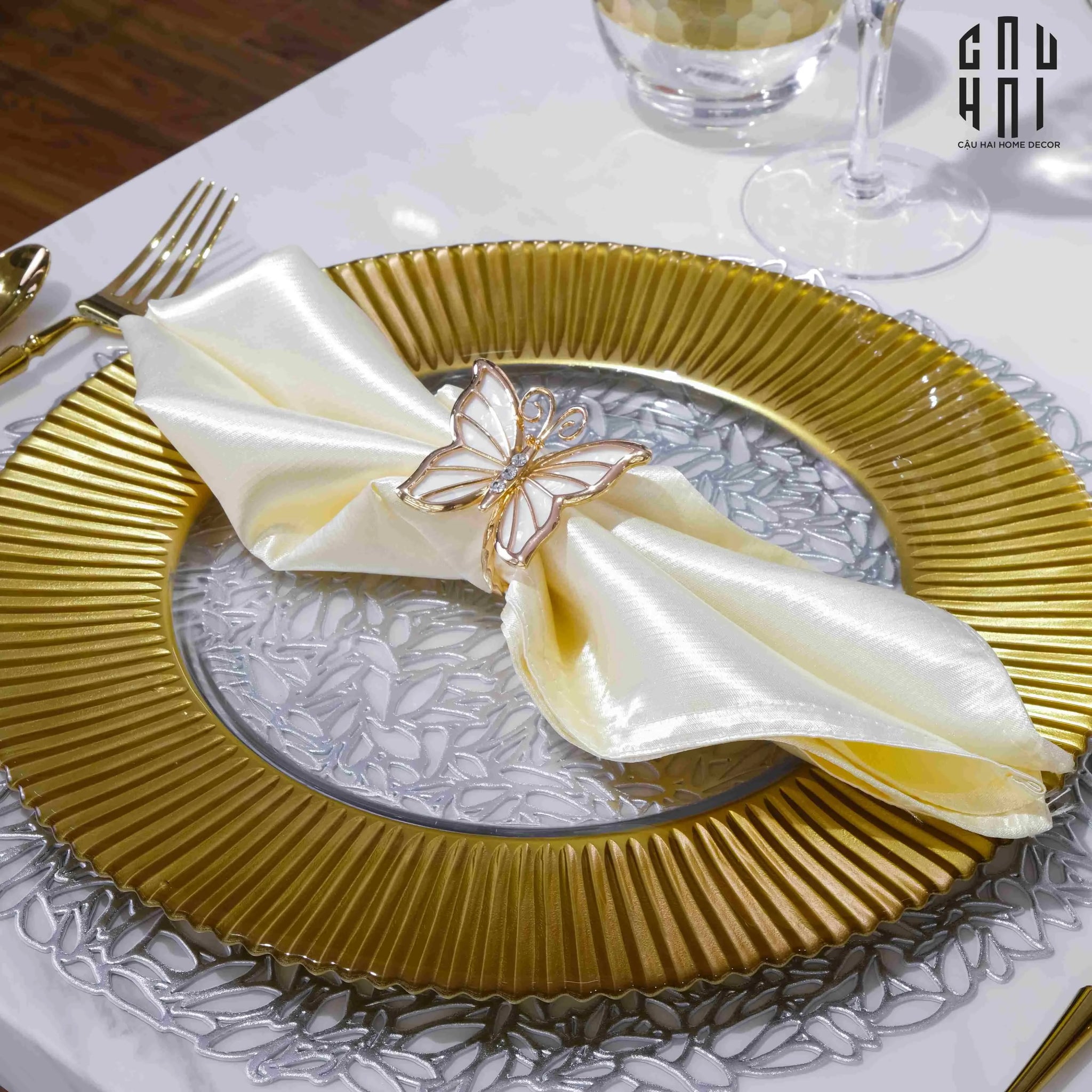 SILK NAPKIN CORNER-CẬU HAI HOME DECOR