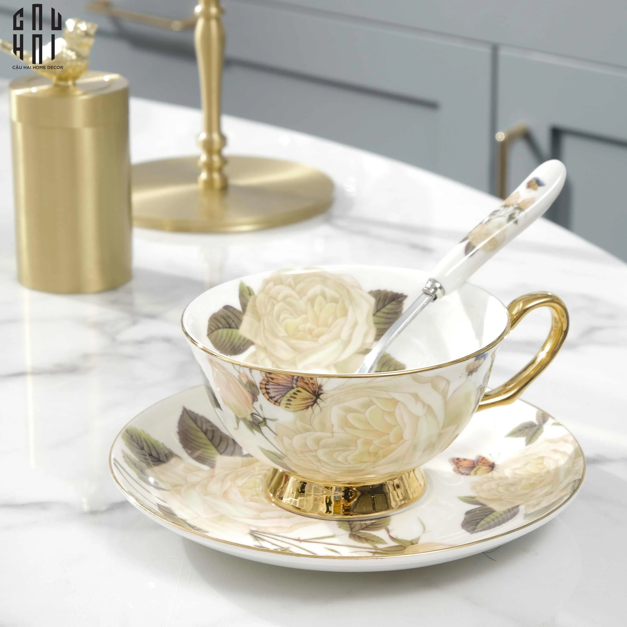 TÁCH TRÀ CAMÉLIA-CẬU HAI HOME DECOR