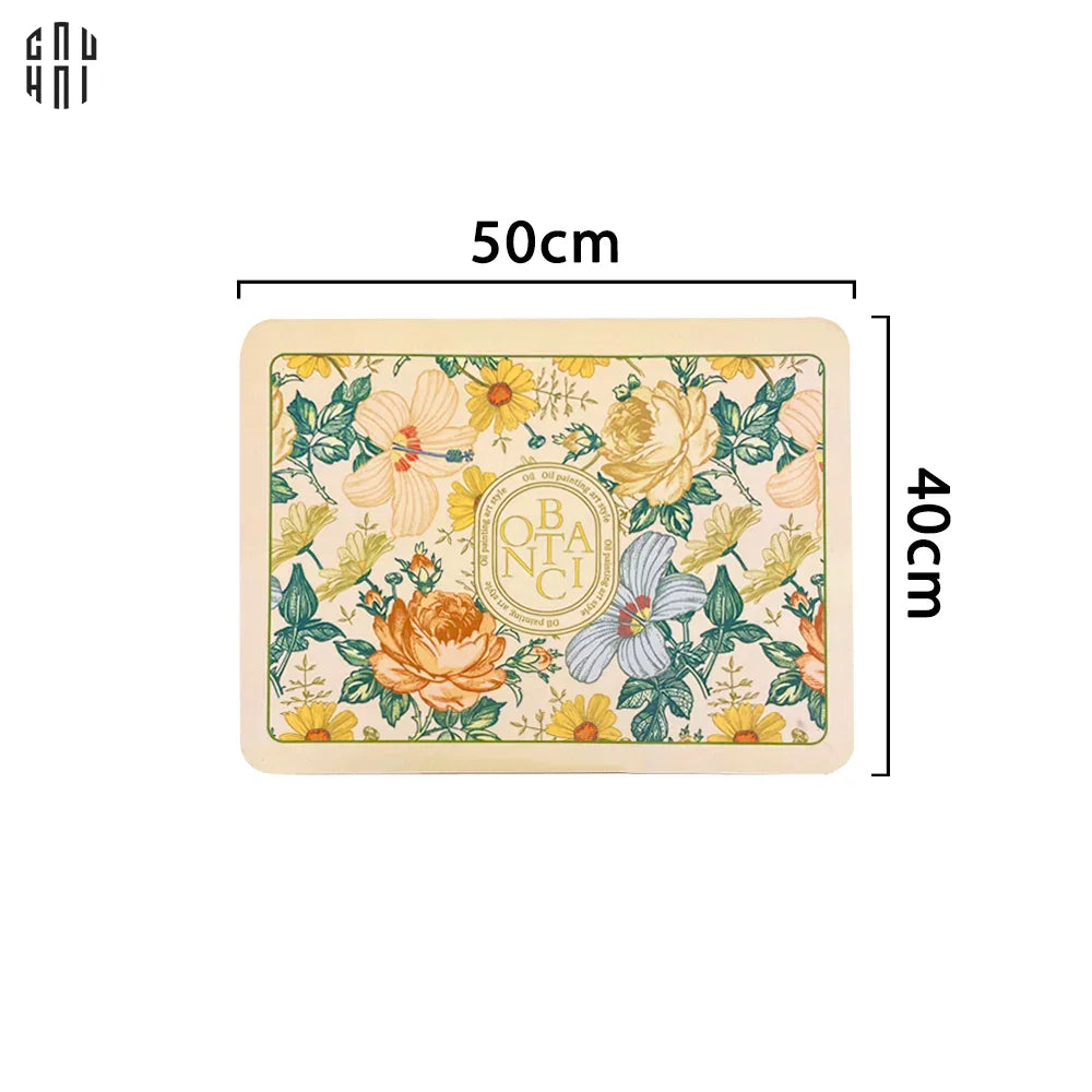 Tấm Lót Microfiber Flower Lovers B 30X40-CẬU HAI HOME DECOR