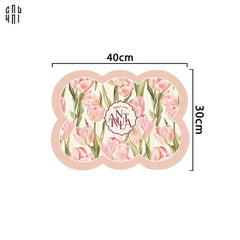 Tấm Lót Microfiber Natural Pinky 30X40-CẬU HAI HOME DECOR